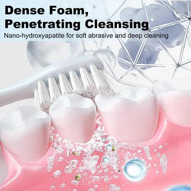 Alt view image 3 of 7 - 7.5% Nano Hydroxyapatite Toothpaste, Fluoride-Free Formula with Natural Mint for Fresh Breath, Deep Cleaning for Daily Oral Care, 2 Tubes