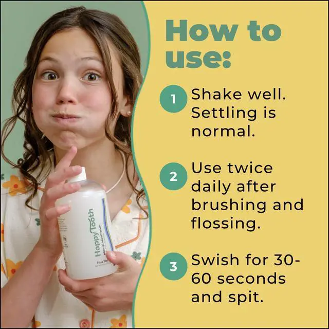 Alt view image 4 of 5 - Hydroxyapatite Mouthwash, Remineralizing, Fresh Breath, Mint, 20 Fl Oz | Remineralizing Mouthwash For Adults And Kids, Whitening, No Alcohol Formula, Fluoride Free, Enamel Safe, Dentist Formulated