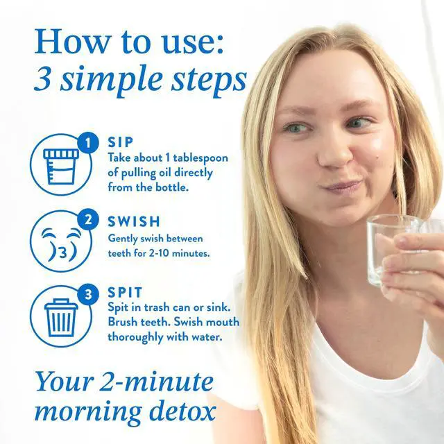 Alt view image 4 of 7 - Coconut Oil Pulling for Teeth and Gums 16oz (Made in USA), Whitening Pulling Oil Coconut Mint Mouthwash for Fresh Breath Ayurvedic Oil Pulling Mouth Gum Health Oral Care