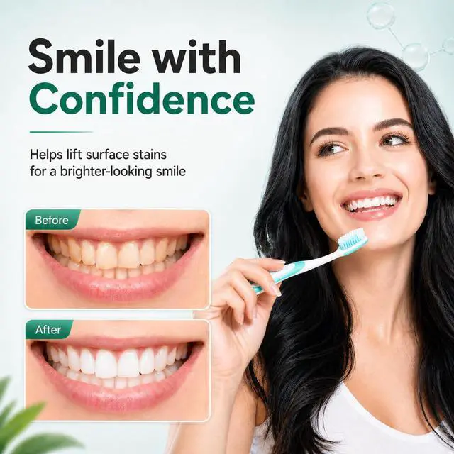 Alt view image 6 of 7 - 10% Hydroxyapatite Toothpaste, Nano Hydroxyapatite Toothpaste, Fluoride Free Toothpaste for Sensitive Teeth, Helps Rebuild Enamel, Remineralizing Toothpaste for Daily Use, 4 Pack