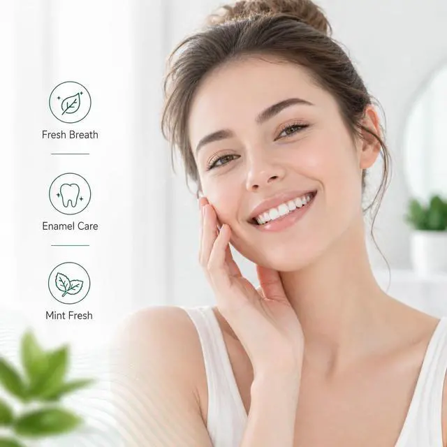 Alt view image 7 of 7 - 10% Hydroxyapatite Toothpaste, Nano Hydroxyapatite Toothpaste, Fluoride Free Toothpaste for Sensitive Teeth, Helps Rebuild Enamel, Remineralizing Toothpaste for Daily Use, 4 Pack