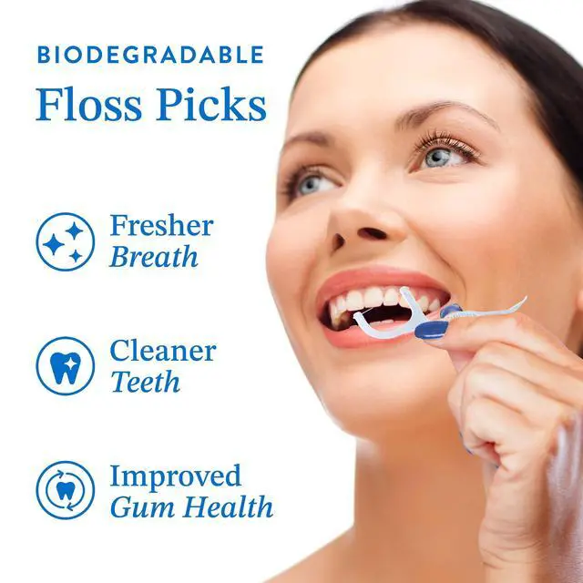 Alt view image 2 of 7 - 10% Nano Hydroxyapatite Toothpaste (Fluoride Free) and Floss Picks Bundle