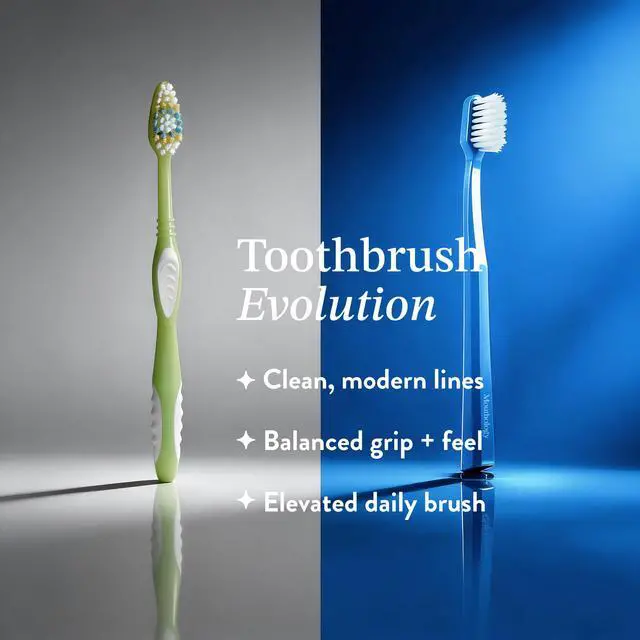 Alt view image 7 of 7 - 4 Pack Toothbrush - Nano Silver Ultra Soft Bristles for Adults, Extra Soft Manual Toothbrushes for Sensitive Gums, Micro Nano Bristle Tooth Brush Set