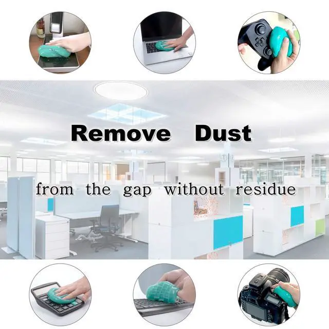 Alt view image 7 of 7 - Keyboard Cleaning Gel Dust Removal Cleaner | For Keyboard Crevices, Car Interior, Office and Electronics