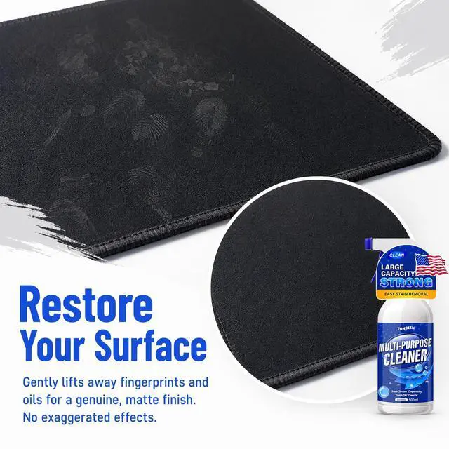 Alt view image 3 of 7 - Mouse Pad Cleaner 500ml - Key Board Cleaner Spray | for Remove Fingerprints, Oil Stains & Stains from Desk Supplies & Gaming Accessories - Lime Scent Plant-Based Formula