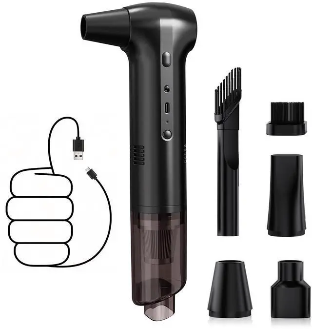 Main image of Compressed Air Duster&Vacuum Cleaner, 2-in-1 130000RPM Cordless Air Blower