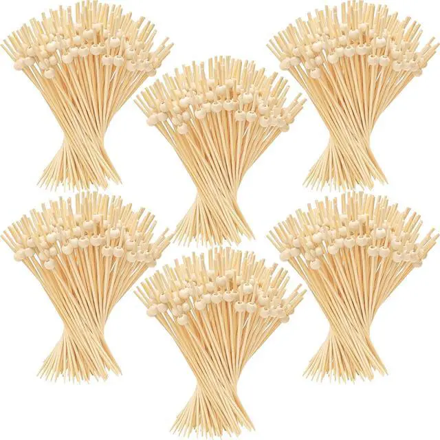 Main image of 1000 Pieces Cocktail Picks, 4.7 Inch Wooden Fancy Toothpicks for Appetizers food Drinks, Decorative Long Appetizer Skewers Food Picks for Charcuterie Boards Accessories Party Supplies