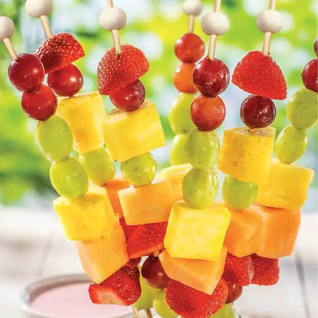 Alt view image 3 of 5 - Wooden Cocktail Picks with Beads,200 Pcs 4.7 Inch Natural Bamboo Appetizer Skewers for Charcuterie, Fruit Kabobs, Party Food