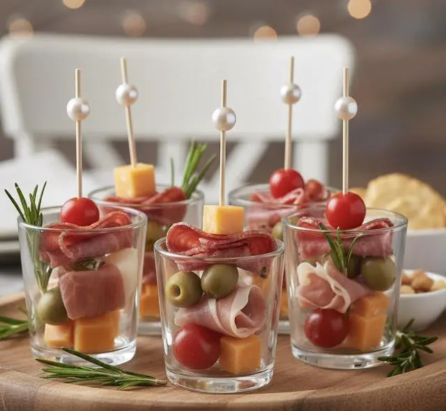 Alt view image 6 of 6 - Cocktail Picks for Appetizers, Toothpicks for Appetizers, 200PCS Bamboo Cocktail Toothpicks for Drinks Fruit, Decorative Bamboo Skewers for Appetizer Food Sticks