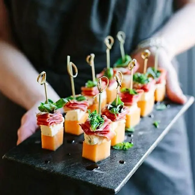 Alt view image 7 of 7 - 200 PCS Bamboo Knot Skewers,Cocktail Picks Fancy Toothpicks for Appetizers | 4.7 Inch Bamboo Appetizer Skewers for Fruit,Sandwich Sticks Party Picks for Food, Cocktail Garnish Charcuterie Accessories