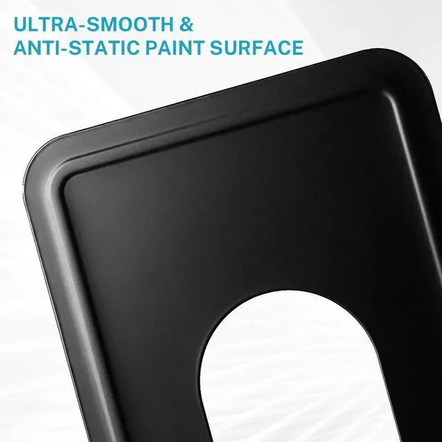 Alt view image 4 of 7 - 8.5 in Extra Large Heavy Duty Metal Book Ends, Bookends for Shelves | Universal Premium Non-skid Bookend, Black Book Stopper for Books/Movies/CDs/Games, 8.5 x 5.9 x 7.8 in, 2 Pairs/ XL