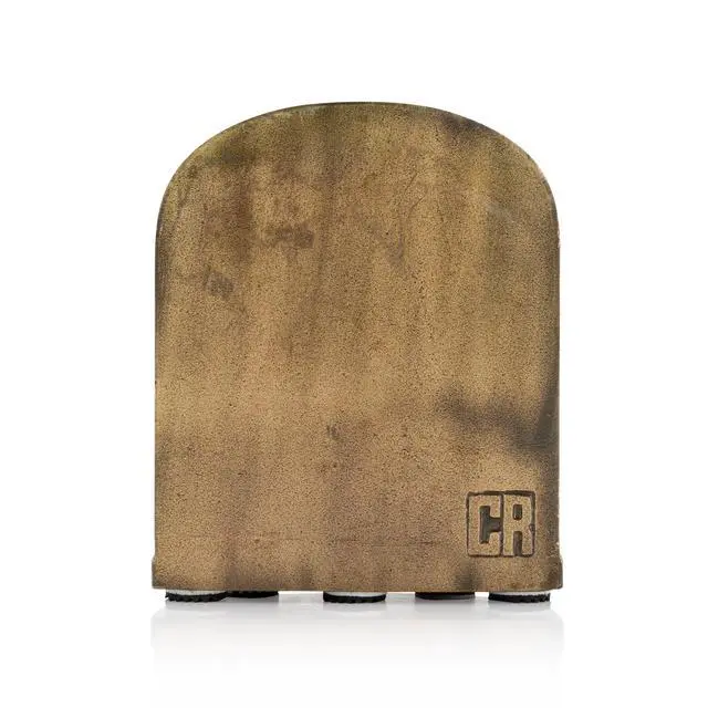 Alt view image 4 of 7 - Cast Iron Mountain Bookends Set, Antique Brass Book Ends, 2 Decorative Book Holders for Shelves or Bookcase, Stylish Brass, Non-Skid Anti-Slip Heavy Duty, Home Décor Gift