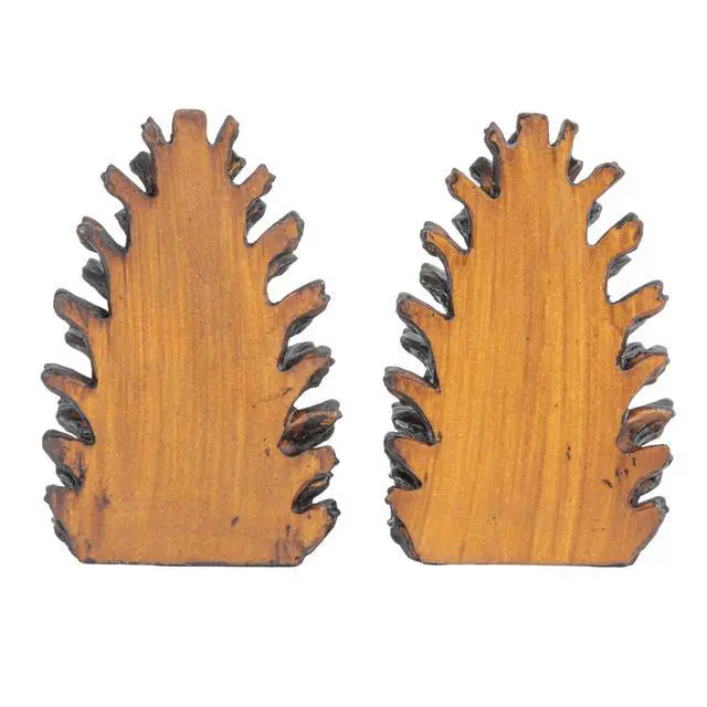 Alt view image 6 of 7 - Pinecone Shaped Resin Bookends (Set of 2 Pieces)