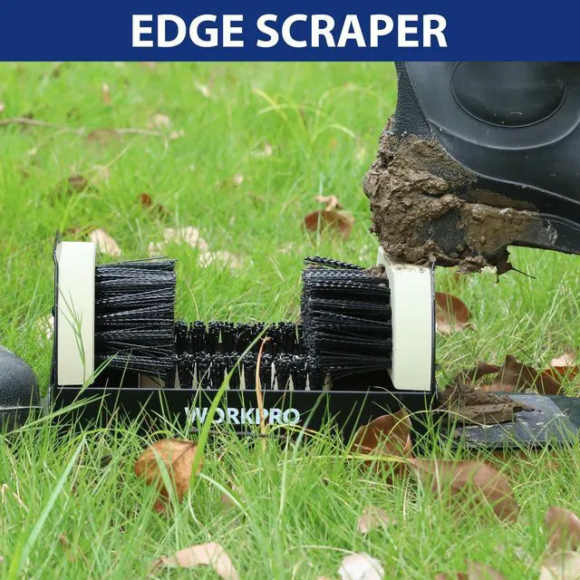 Alt view image 5 of 7 - Boot Cleaner, Heavy Duty Shoe Boot Scrubber & Scraper Brush Outdoor | Length 18-1/2'' (47 cm), Heavy Duty Boot Brush, All Weather fits for Farm, Porch, Indoors & Outdoors