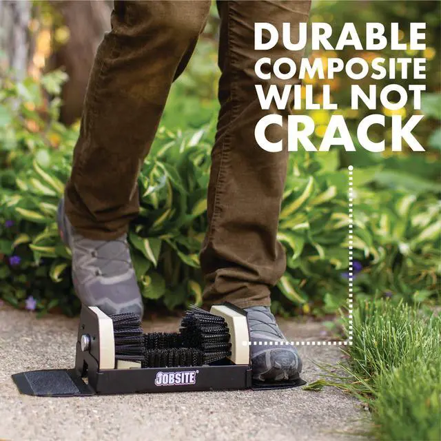 Alt view image 4 of 6 - Boot Scrubber - Outdoor Shoe Scraper Cleaner Brush - Extra Wide