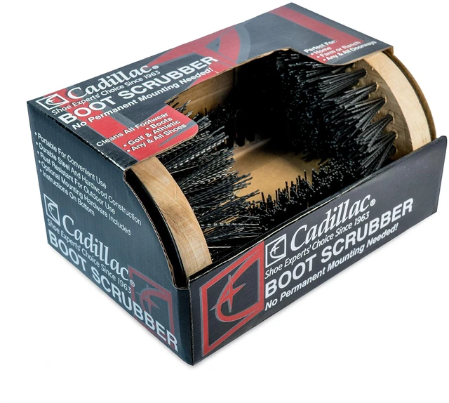 Alt view image 2 of 7 - Boot Scrubber Shoe Brush, Mountable Boot Cleaner | Indoor & Outdoor Scraper & Buffer, For Work Footwear & Sneakers
