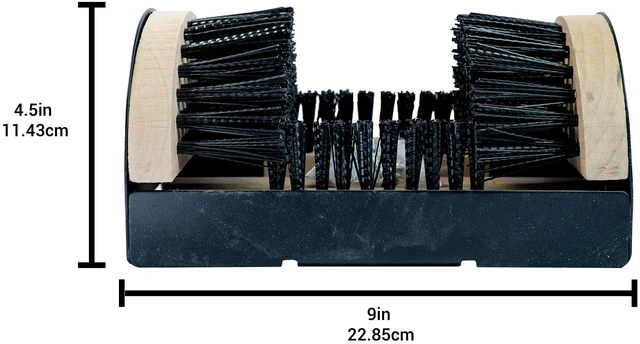 Alt view image 4 of 7 - Boot Scrubber Shoe Brush, Mountable Boot Cleaner | Indoor & Outdoor Scraper & Buffer, For Work Footwear & Sneakers