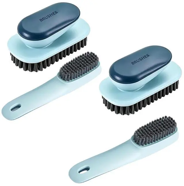Main image of Laundry Scrub Brush 4 Pack Soft Bristle Brush Cleaning Brush for Stains,Household Cleaning Clothes Shoes Scrubbing,Household Cleaning Brushes Bathroom Ergonomics Grip Easy Hold