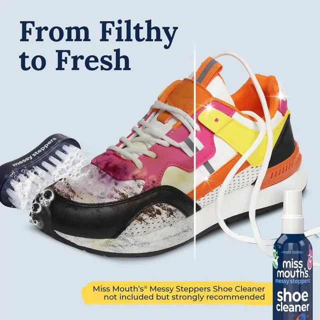 Alt view image 5 of 7 - Shoe Cleaner Brush - Blue Scrubber - Versatile Canvas & Leather Shoe Cleaning - Comfort Handle for Sneaker Cleaner & Boot Cleaner - Fast Stain Remover Boot Brush | Versatile Canvas