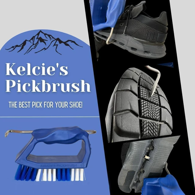 Alt view image 4 of 7 - Shoe Cleaning Brush with Pick for Cleaning Mud Off Shoes in Minutes - Boot Brush & Cleat Cleaner for Golf, Soccer & Other Outdoor Footwear - Heavy-Duty Stiff Bristles Boot Scrubber