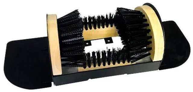 Main image of Boot and Shoe Brush Cleaner Scraper for Outdoor Mud with Folding Sides by Trademark Innovations