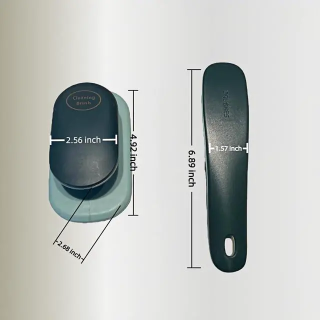 Alt view image 3 of 7 - Laundry Brush, Shoe Brush, Floor Tiles, Kitchen, Carpet, Household Cleaning, Etc. Easy to Hold Set of 2 Pieces