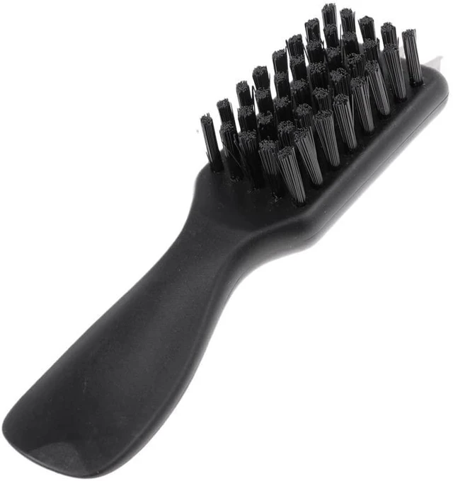 Alt view image 2 of 5 - 2pcs Durable Golf Shoes Brush Dirt Mud Remover, Nylon Cleaning Bristles with Shoehorn Handle and Spike Wrench