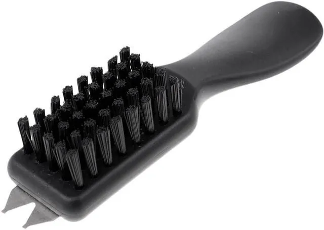 Alt view image 4 of 5 - 2pcs Durable Golf Shoes Brush Dirt Mud Remover, Nylon Cleaning Bristles with Shoehorn Handle and Spike Wrench