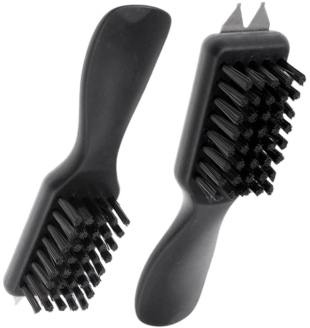 Alt view image 5 of 5 - 2pcs Durable Golf Shoes Brush Dirt Mud Remover, Nylon Cleaning Bristles with Shoehorn Handle and Spike Wrench