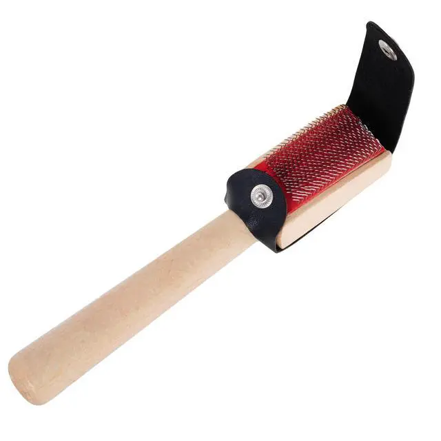 Alt view image 3 of 7 - Dancing Shoes Brush Wooden Suede Sole Shoe Brush Cleaner Cleaning Brush for Modern Latin Dance Shoes Wire Brush