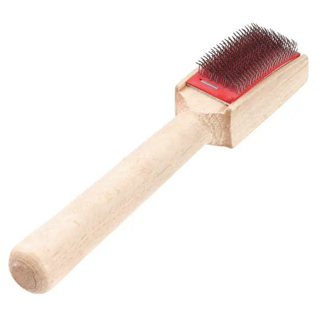 Alt view image 6 of 7 - Dancing Shoes Brush Wooden Suede Sole Shoe Brush Cleaner Cleaning Brush for Modern Latin Dance Shoes Wire Brush