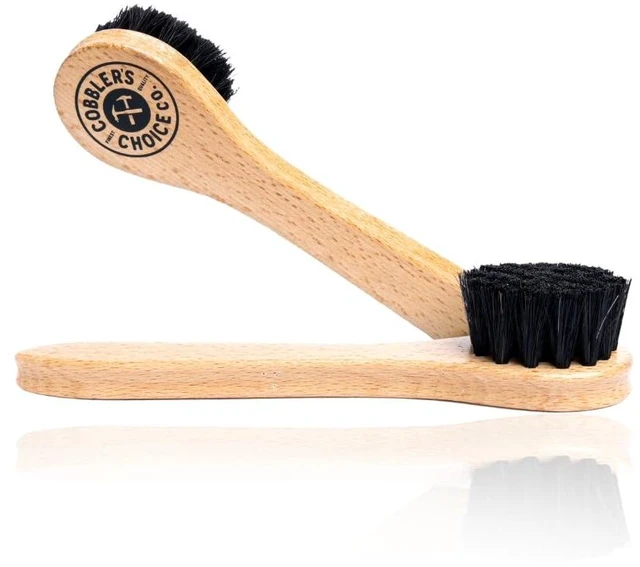 Main image of Horsehair Dauber Brush - for Leather Shoes & Boots | Horsehair Shoe Dauber Brush - Evenly Applies Leather Creams & Polishes to Shoes & Boots with a Comfortable Concave Handle