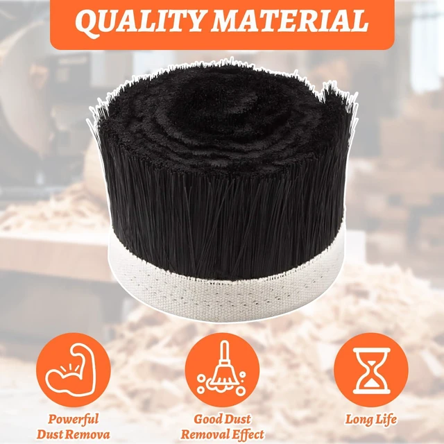 Alt view image 3 of 7 - 100mm Dust Shoe Brush, STARVAST CNC Vacuum Brush for Vacuum Cleaner Engraving Machine Dust Cover Work on CNC Router Spindle Motor