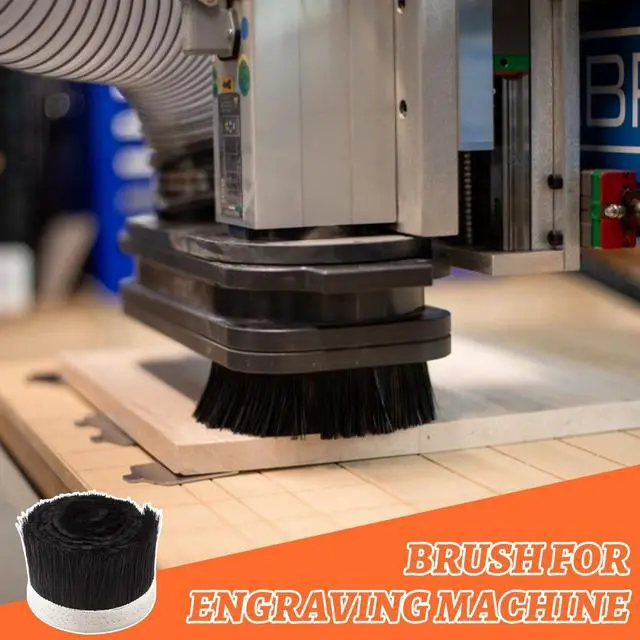 Alt view image 4 of 7 - 100mm Dust Shoe Brush, STARVAST CNC Vacuum Brush for Vacuum Cleaner Engraving Machine Dust Cover Work on CNC Router Spindle Motor