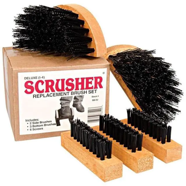 Main image of Deluxe Boot Cleaner Replacement Brush Set - Five Pieces Boot Brush Kit