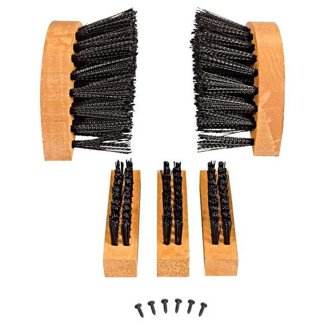 Alt view image 5 of 6 - Deluxe Boot Cleaner Replacement Brush Set - Five Pieces Boot Brush Kit