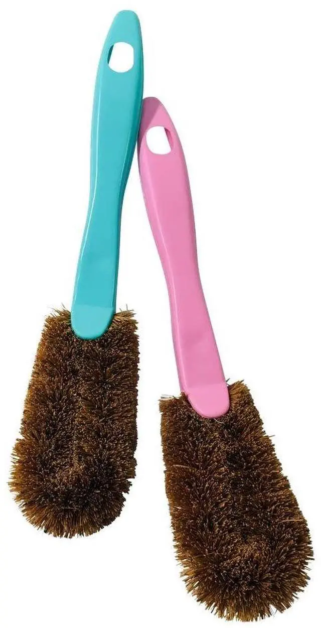 Main image of Palm Shoes Brush - Kamenoko Tawashi Scrubber, 2 Count | Natural Fibers, Dirt Remover, Sneaker Wash