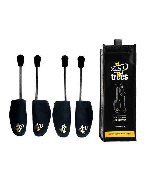 Alt view image 4 of 7 - Shoe Shaper Trees (2 Pairs) Prevents Creases & Maintains Sneaker Shape | Fits US 6-13 (Black)