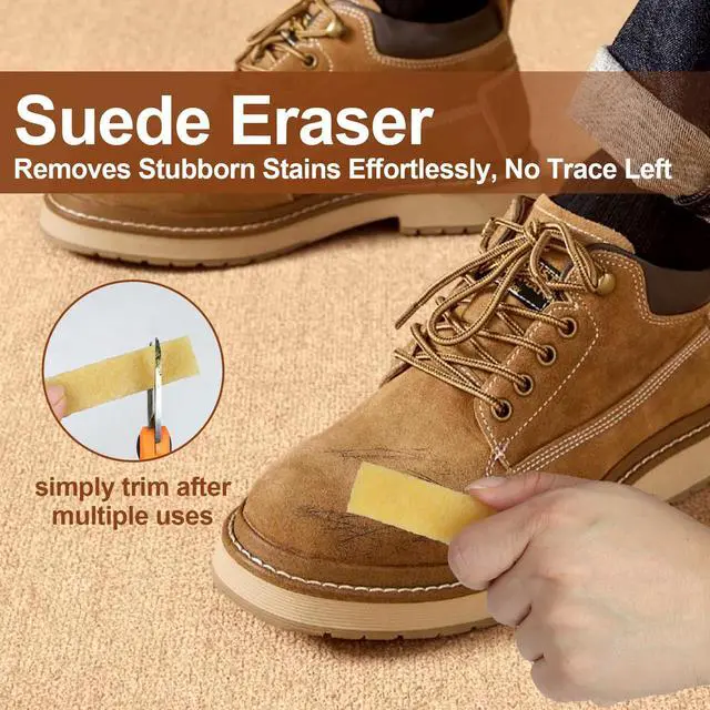 Alt view image 5 of 7 - 3Pcs Suede Shoe Brush and Eraser Kit | Professional Suede Nubuck Cleaning Brush Set for Shoes Cleaning & Boots Care
