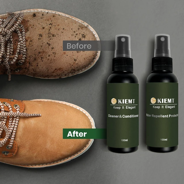 Alt view image 2 of 7 - KIEMT Premium Suede & Nubuck Cleaner Kit, Leather Care Set with Suede Cleaner, Protector, Suede Brush, Suede Cleaning Kit Protect & Restore Shoes, Boots, Jackets, Uggs, Furniture, Handbag and Apparel
