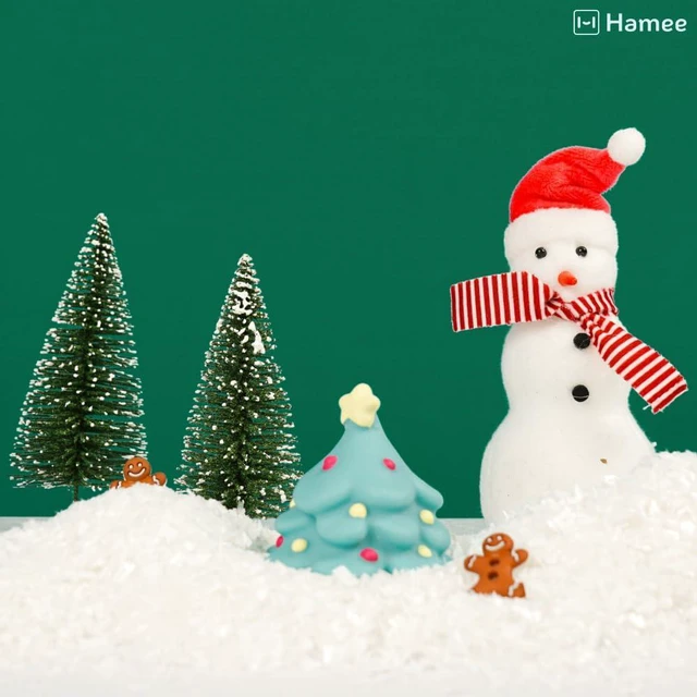 Alt view image 3 of 7 - SquiSHU Capsule Holliday Christmas Series - Christmas Tree Squishy | Cute Water-Filled Squishy Toy, Birthday Gift, Party Favor, Gift Basket Filler, Stress Relief, Desk Toy, Sensor