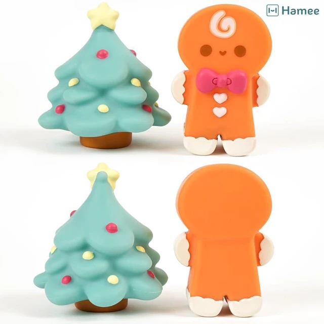 Alt view image 7 of 7 - SquiSHU Capsule Holliday Christmas Series - Christmas Tree Squishy | Cute Water-Filled Squishy Toy, Birthday Gift, Party Favor, Gift Basket Filler, Stress Relief, Desk Toy, Sensor