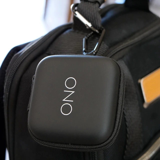 Alt view image 4 of 7 - Signets Zipper Case Sleek Carrying Case, Holds up to 4 ONO Signets | Includes Mini Carabiner for Bag, BeltLoop or Keychain Clip-On Portability