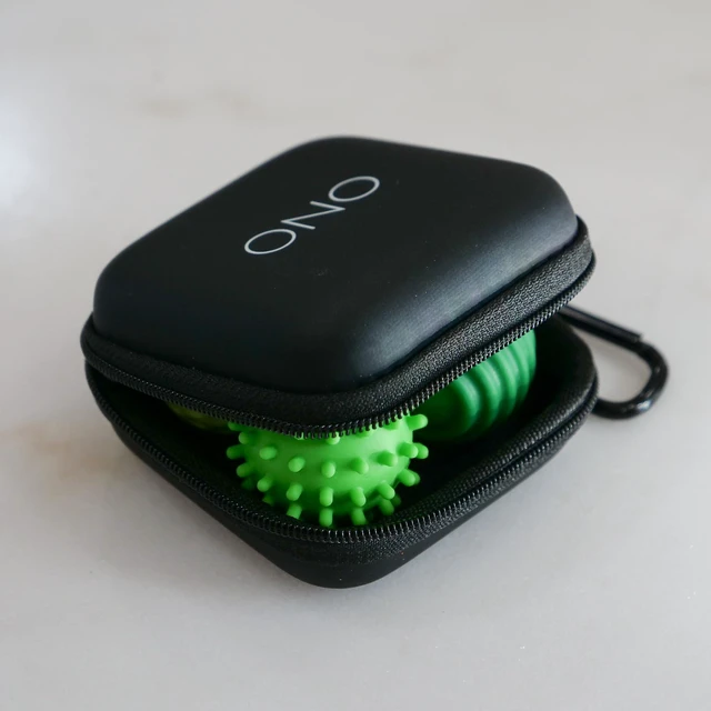 Alt view image 5 of 7 - Signets Zipper Case Sleek Carrying Case, Holds up to 4 ONO Signets | Includes Mini Carabiner for Bag, BeltLoop or Keychain Clip-On Portability