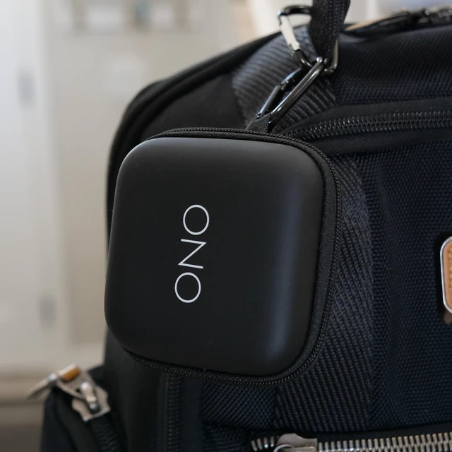 Alt view image 7 of 7 - Signets Zipper Case Sleek Carrying Case, Holds up to 4 ONO Signets | Includes Mini Carabiner for Bag, BeltLoop or Keychain Clip-On Portability