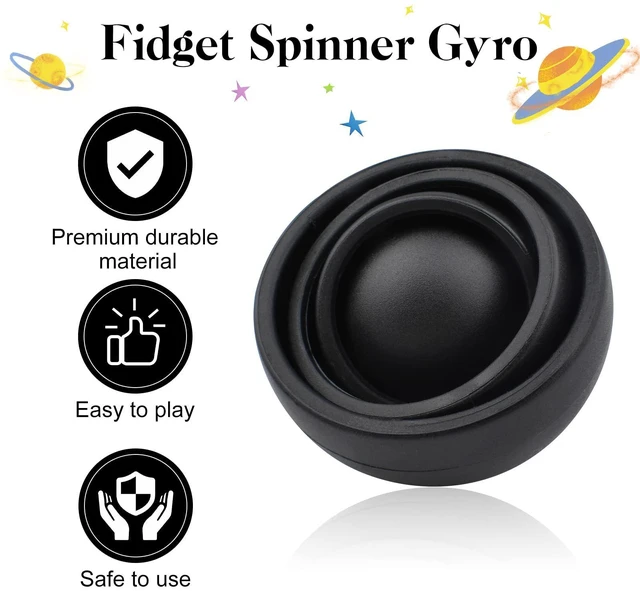 Alt view image 4 of 6 - Fidget Toys for Adults, Autism Sensory Toys for Children Kids 8-12, Easter Basket Stuffers for Teen Boys, ADHD Stress Relief Fidget Spinner Cool Gadgets Valentine's Day Gifts for Men