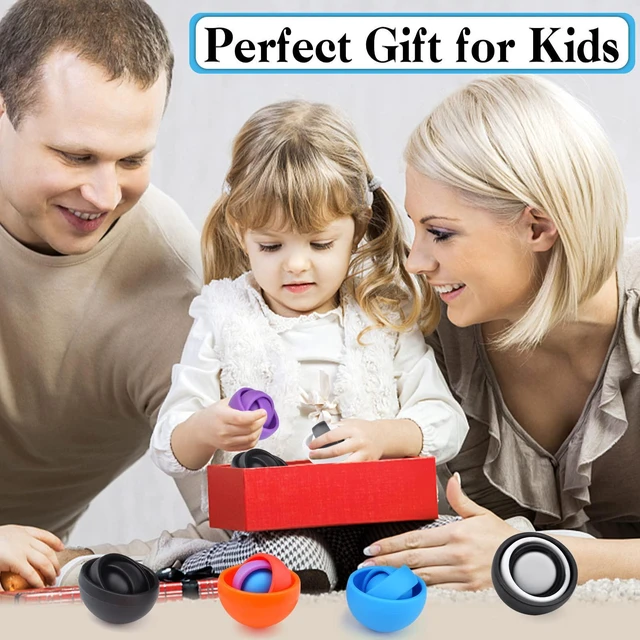 Alt view image 6 of 6 - Fidget Toys for Adults, Autism Sensory Toys for Children Kids 8-12, Easter Basket Stuffers for Teen Boys, ADHD Stress Relief Fidget Spinner Cool Gadgets Valentine's Day Gifts for Men