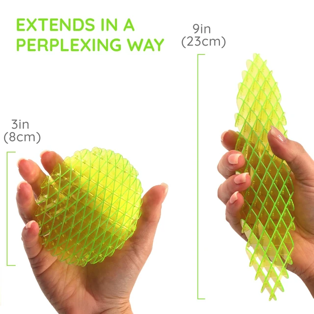 Alt view image 5 of 5 - Worm 3D Sensory Figgy Fidget Toy, Green, Small | Quiet Fidget Toy: Sensory Figgy toy for focus and stress relief; satisfying tactile play for classrooms, desks, and travel