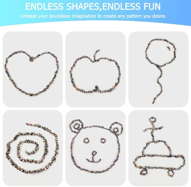 Alt view image 5 of 7 - 550PCS Magnetic Fidget Toys for Adults and Teens, Sensory Toys with ADHD | Stocking Stuffer Gifts for Men and Women; Quiet Sensory Fidgets for Teens with Autism; Classroom Prizes, Desk and Travel Toys