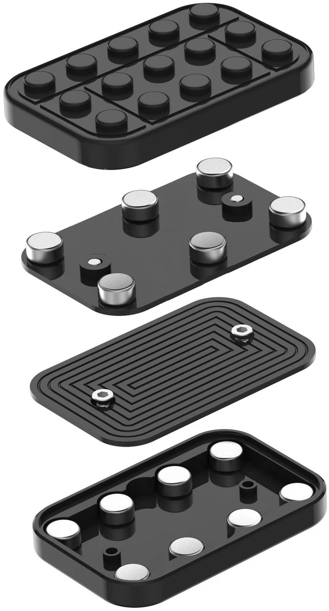 Alt view image 3 of 7 - Fidget Toys Adults Magnetic Desk Toy Metal Fidgets Slider, Stress Relief Sensory Toys for Autism ADHD Anxiety, Stocking Stuffers Gifts for Men Women